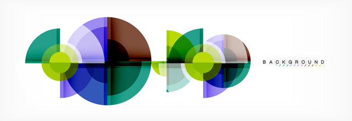 Circle abstract background