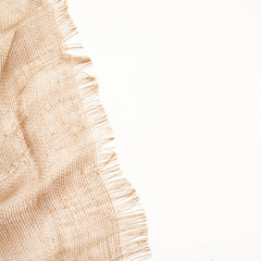 burlap woven texture pattern background in yellow beige cream brown color, copyspace . One thousand one hundred eleven