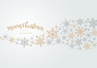 Snowflake Christmas background