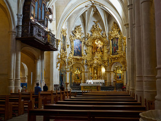 Fototapeta na wymiar Basilica de Santa Maria, Saint Mary church Alicante Valencia Spain