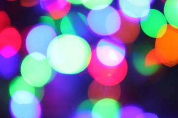 New Year disco lights background