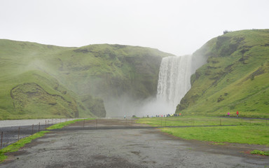 Wasserfall Skógafoss / Süd-Island