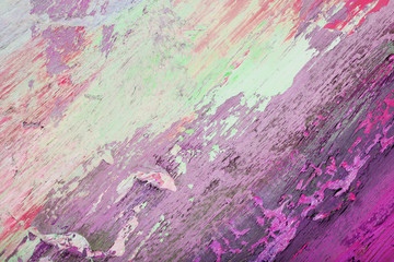 Artists oil paints multicolored closeup abstract background