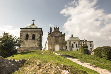Fototapeta premium Benedictine monastery and basilica, Holy Cross, Swietokrzyskie Mountains.