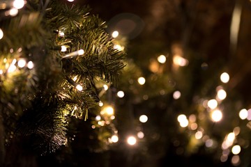 colorful decorations with Christmas themes