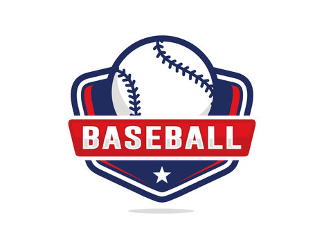 Baseball logo template