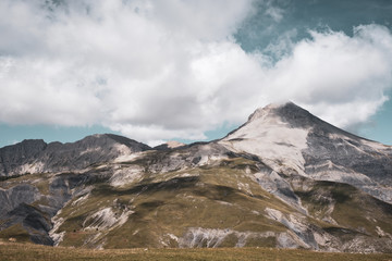 Mountains with dramatic sky