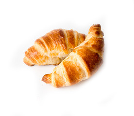 croissant isolated on white background