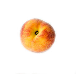 peaches isolated on white background