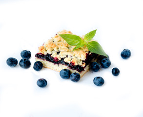 blueberries and raspberries cookie