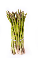 bunch of fresh green asparagus