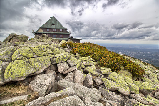 Fototapeta Schronisko na Szrenicy- Hala Szrenicka - Szrenica - Szklarska Poręba - Karkonosze