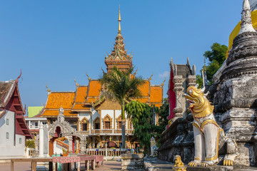 Wat Buppharam temple in Chiang Mai, Thailand