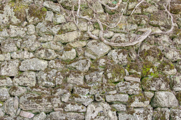 An old stone wall
