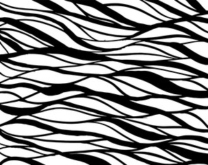 Brush pattern. Grunge background. Vector.