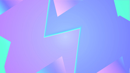 Background in paper style. Of multi-colored details.