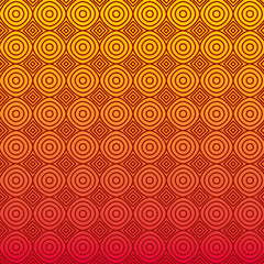 color and circular lines pattern