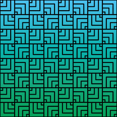 color and squares lines pattern