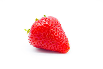 strawberry fruit isolated on white background