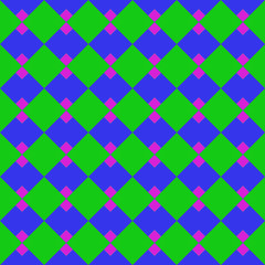 Seamless pattern background from a variety of multicolored squares.