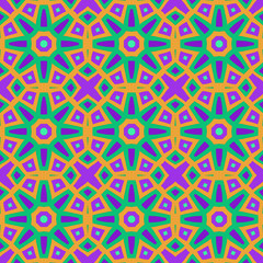 Seamless background pattern with a variety of multicolored lines.