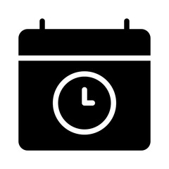 Calendar Time Interface UI UX Software App vector icon