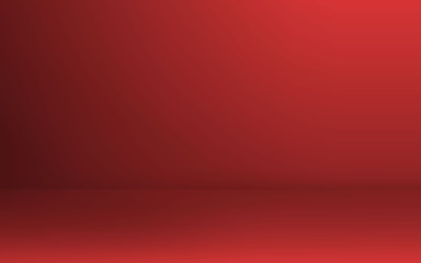 Empty studio room with shadow background