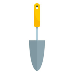 Garden hand shovel icon. Flat illustration of garden hand shovel vector icon for web design
