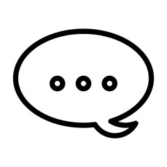 Chat Computer Interface User Program vector icon