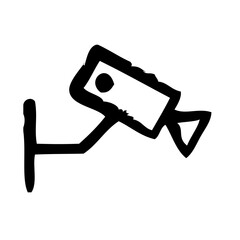 Camera Security City Town Map Locations vector icon