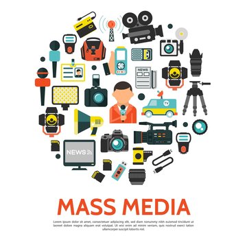 Flat Mass Media Round Concept