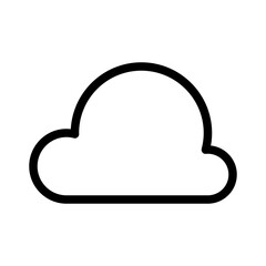 Cloud Server Hosting Service Data vector icon