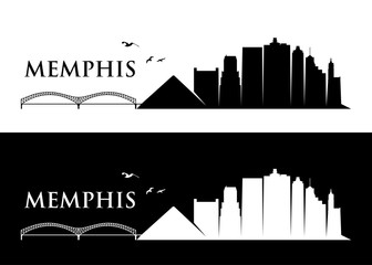 Memphis skyline - Tennessee