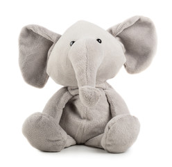 Obraz premium Szary słoń zabawka