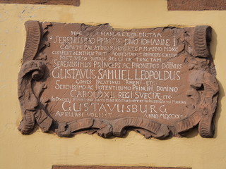 Gustavsburg in Jägersburg am Schloßweiher, Saarland, Deutschland
