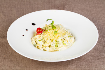 Pasta with cheese