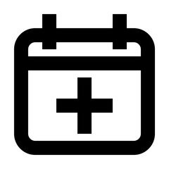 Calendar Date Schedule Add Gui Web vector icon
