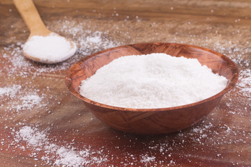 Tapioca: Manioc Flour in a bowl
