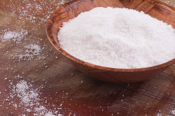 Tapioca: Manioc Flour in a bowl