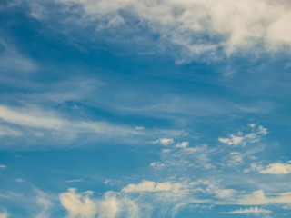 blue sky The beauty of summer nature is for the background.