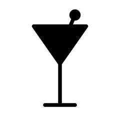 Cocktail Bar Hotel Service Booking Trip Travel vector icon