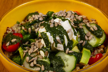 Salad with vegetables