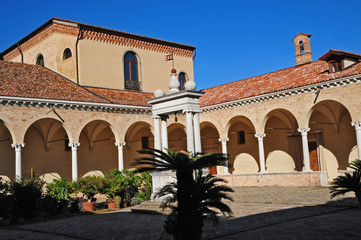 Fototapeta na wymiar Abbazia di Praglia, Teolo - Padova