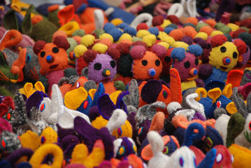puppets on the market in San Cristóbal de las Casas in Chiapas, Mexico