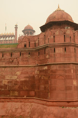 red fort in delhi - india