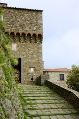 wall of old castle