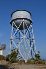 Alcatraz, usa, prison, water tower, steel structure, steel container,