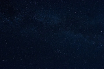Fototapeta na wymiar The Milky Way Galaxy in Kansas Winter