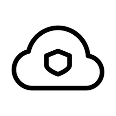 Cloud Network Transfers Ptotect Gui Web vector icon