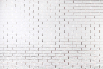 White brick wall background